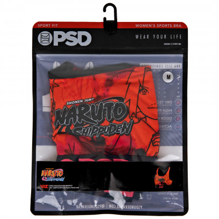 Naruto Sketch Tie-Dye PSD Sports Bra